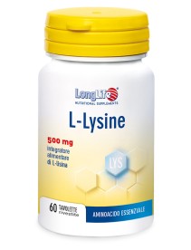 LONGLIFE L-LYSINE 500MG 60 TAVOLETTE