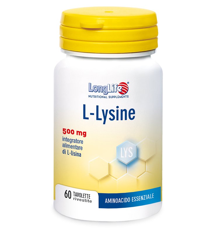 LONGLIFE L-LYSINE 500MG 60 TAVOLETTE LONGLIFE L-LYSINE 500MG 60 TAVOLETTE