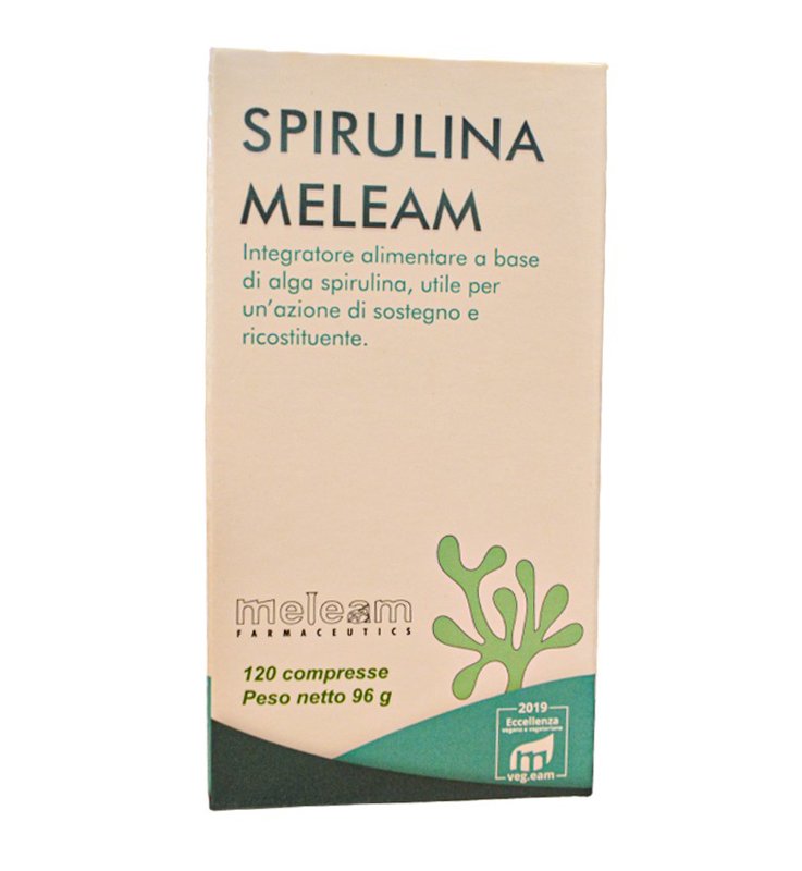 SPIRULINA MELEAM 120CPR
