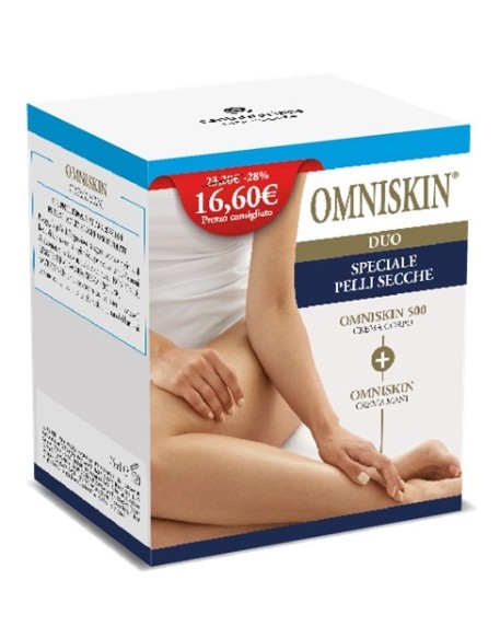 OMNISKIN DUO 2 PEZZI OMNISKIN MANI 75 ML + OMNISKIN CREMA 500 ML