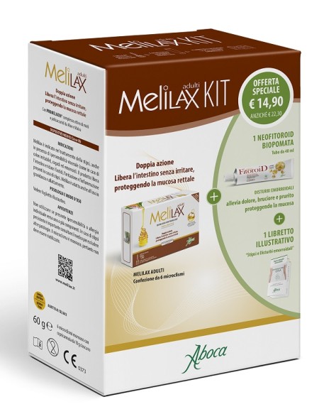 MELILAX ADULTI KIT COMPOSTO DA MELILAX ADULTI + NEOOFITOROIDPOMATA