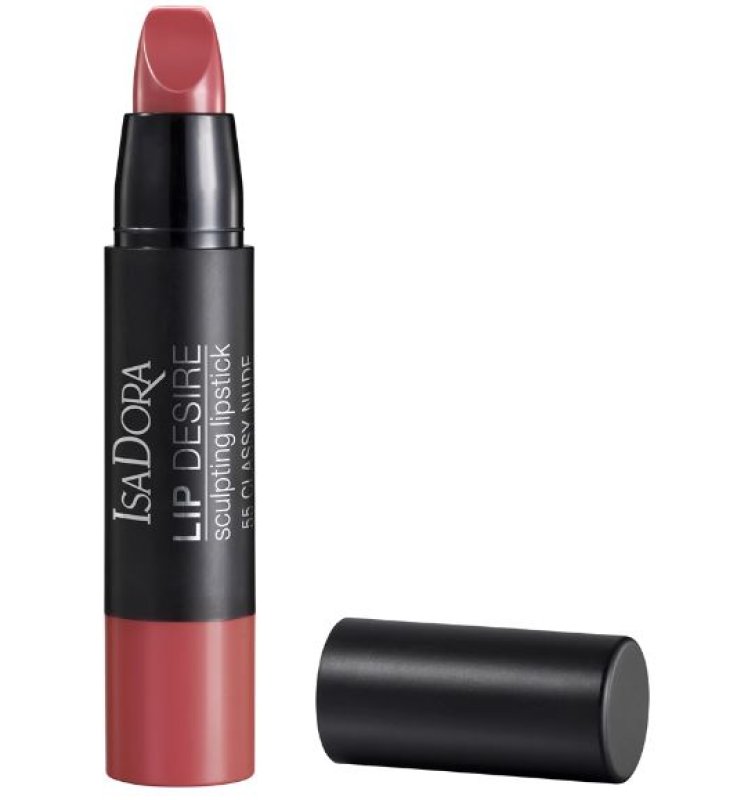 ISADORA LIP DESIRE SCULPTING LIPSTICK 55 CLASSY NUDE