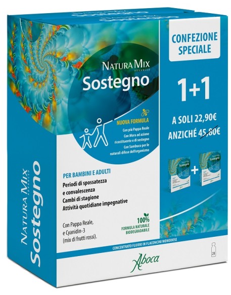 NATURA MIX ADVANCED SOSTEGNO 10 FLACONCINI + 10 FLACONCINI CONFEZIONE SPECIALE