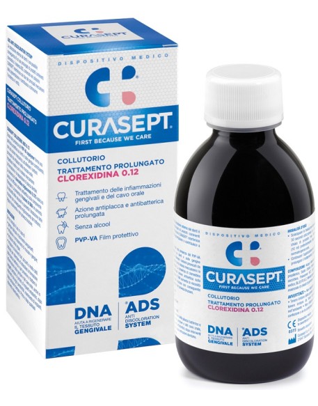 CURASEPT COLLUTORIO 0,12 ADS + DNA 200 ML