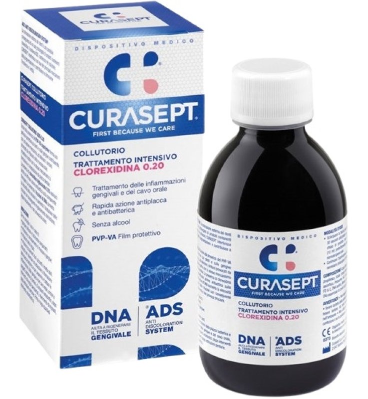 CURASEPT COLLUTORIO 0,20 ADS + DNA 200 ML
