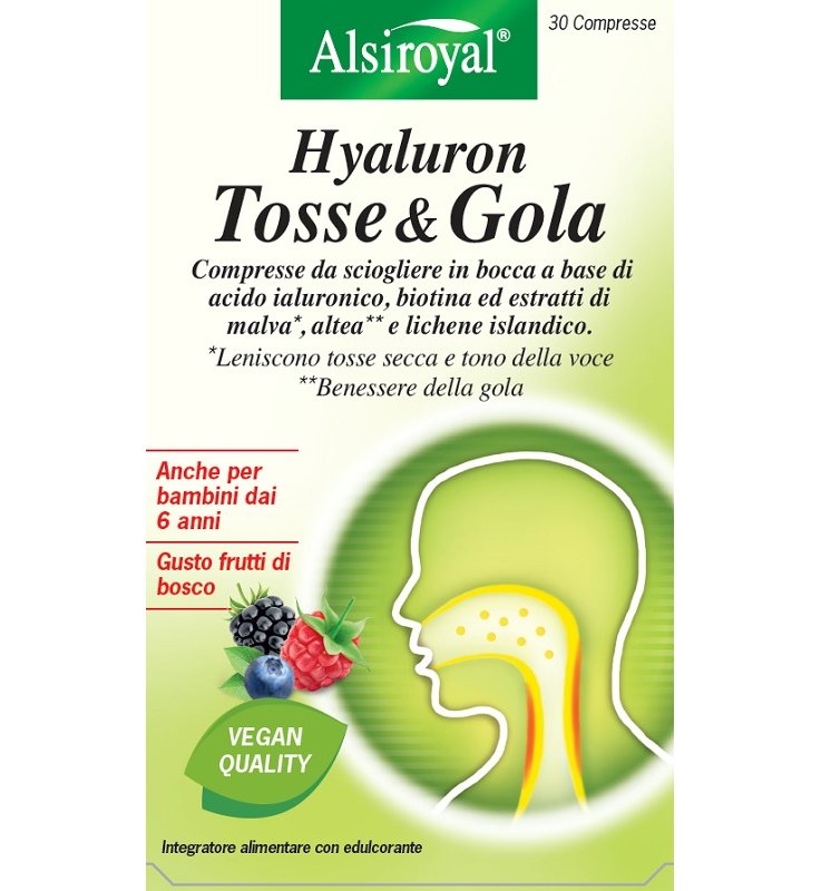 HYALURON TOSSE & GOLA 30 COMPRESSEN