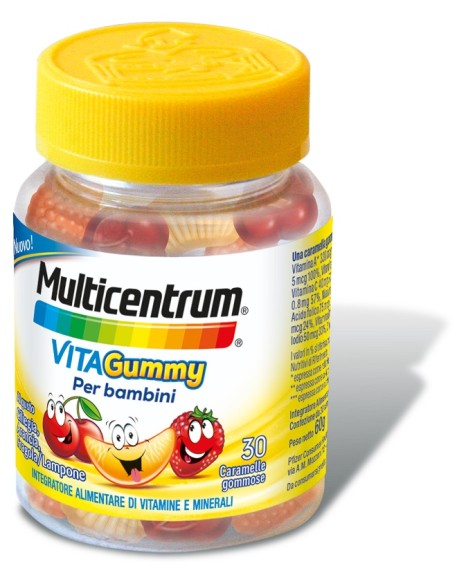 MULTICENTRUM VITAGUMMY 30 CARAMELLE GOMMOSE