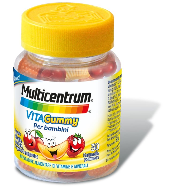 MULTICENTRUM VITAGUMMY 30 CARAMELLE GOMMOSE