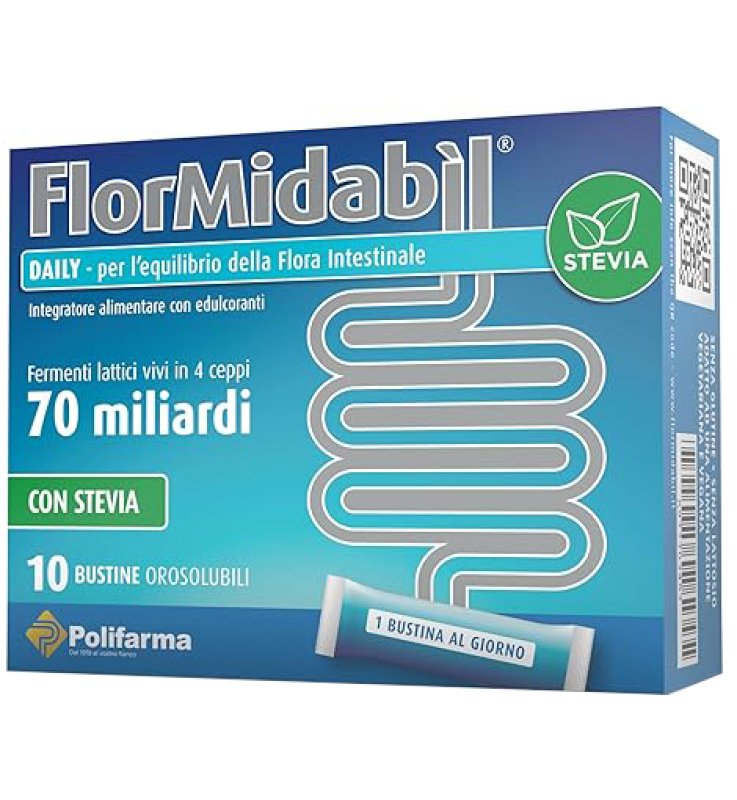 FLORMIDABIL DAILY 10 BUSTINE CON STEVIA