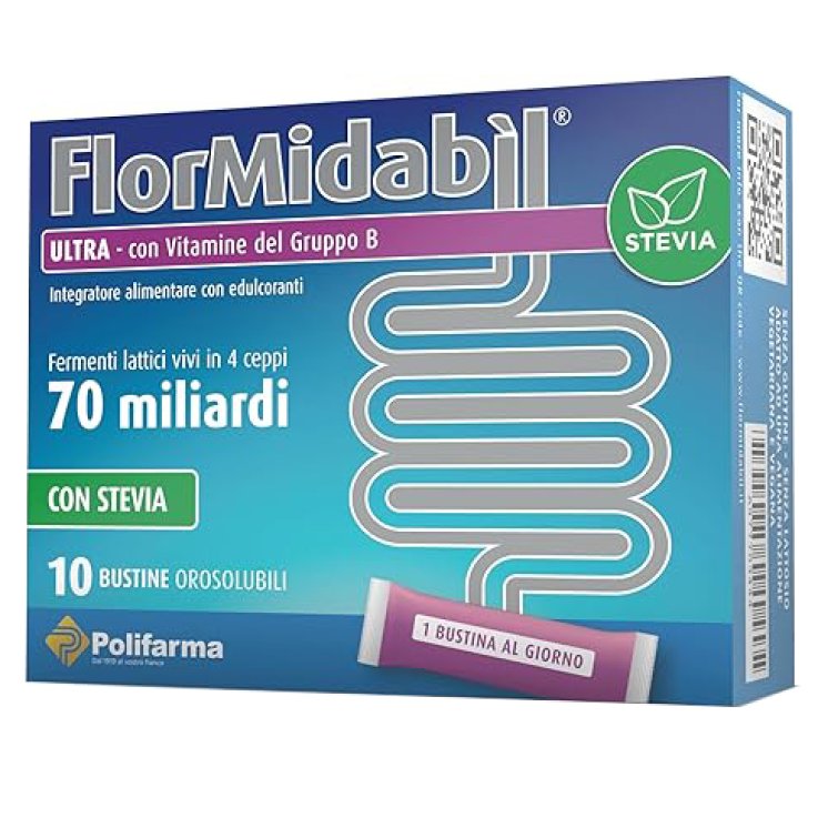 FLORMIDABIL ULTRA 10 BUSTINE CON STEVIA FLORMIDABIL ULTRA 10 BUSTINE CON STEVIA