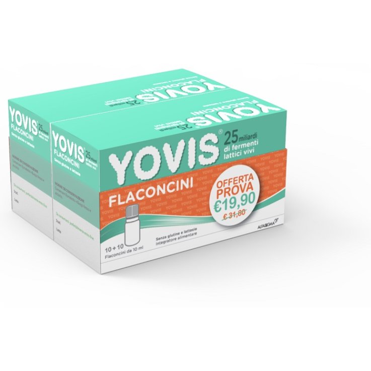 YOVIS 20 FLACONCINI DA 10 ML BIPACCO YOVIS 20 FLACONCINI DA 10 ML BIPACCO