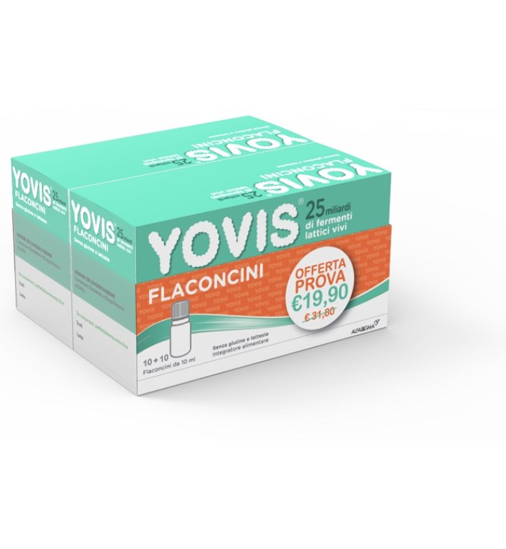 YOVIS 20 FLACONCINI DA 10 ML BIPACCO