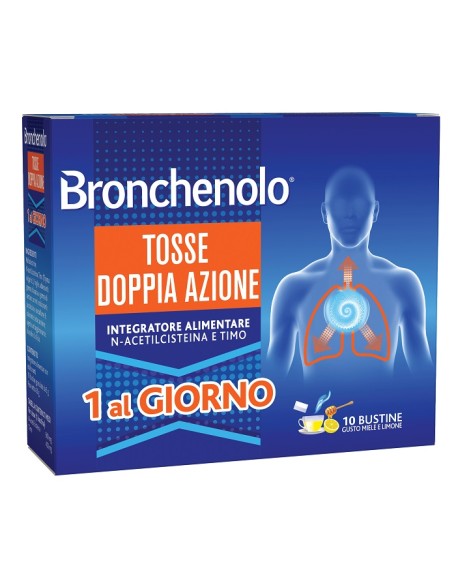 BRONCHENOLO TOSSE DOPPIA AZIONE 10 BUSTINE