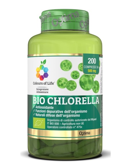 Bio Chlorella 200 Cpr Colours