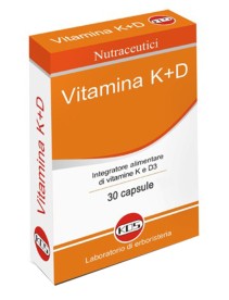 VITAMINA K+D VEGETALE 30CPS KOS