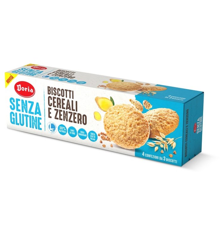 DORIA BISCOTTI CEREALI-ZENZERO DORIA BISCOTTI CEREALI-ZENZERO