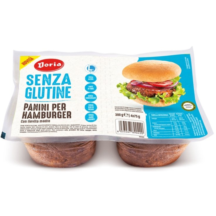 DORIA Panini Hamburg.S/G 300g DORIA Panini Hamburg.S/G 300g