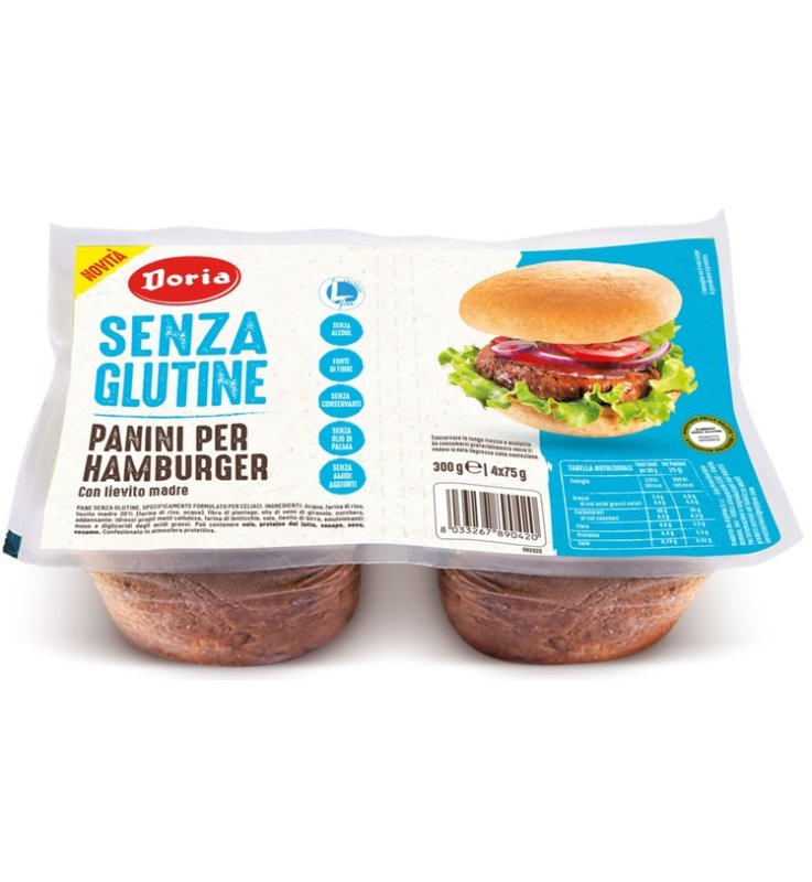 DORIA Panini Hamburg.S/G 300g