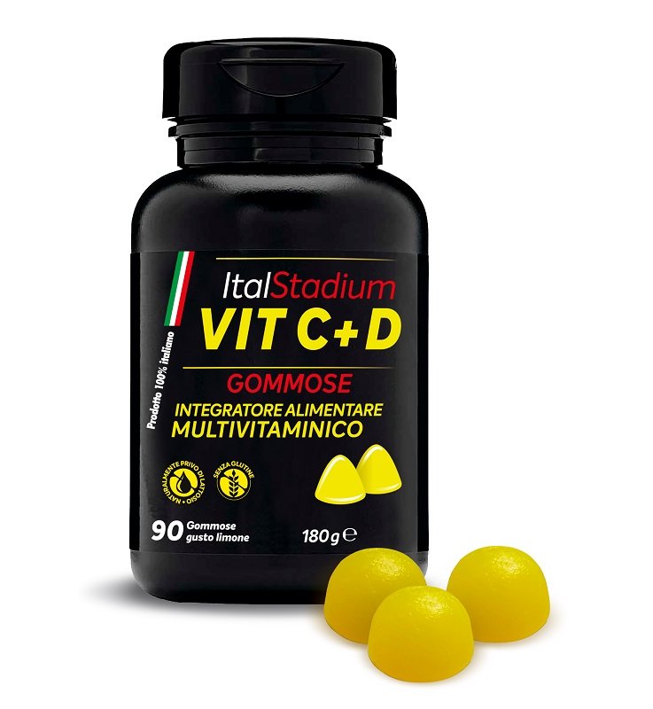 ITALSTADIUM Vit C+D 90 Gommose