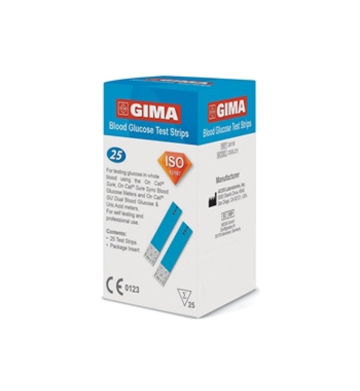 GIMA Strisce Glicemia 25pz