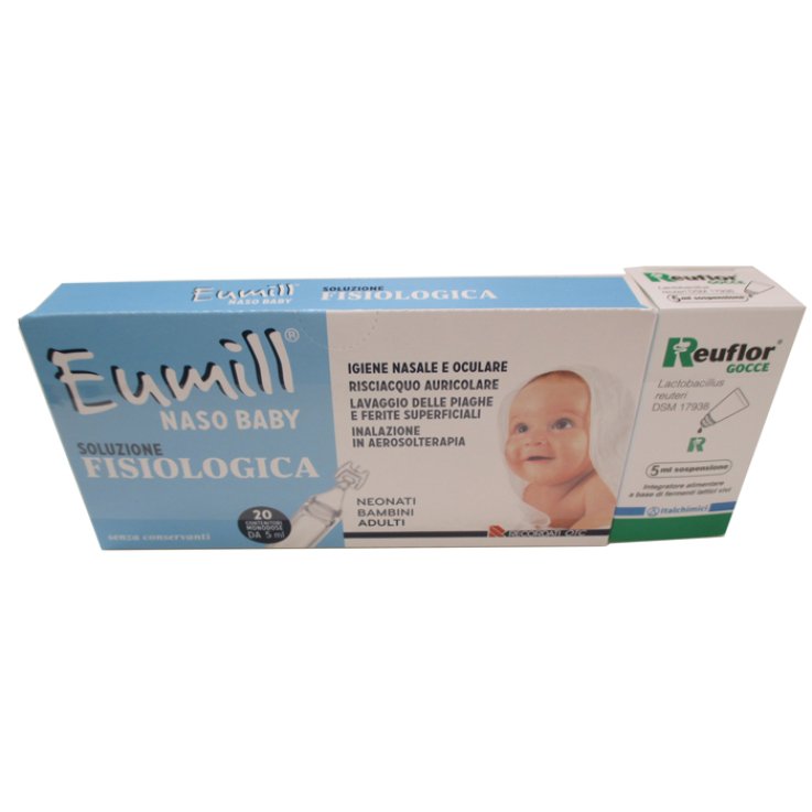 REUFLOR EUMILL NASO BIPACK REUFLOR GOCCE 5 ML + EUMILL NASOBABY SOLUZIONE FISIOLOGICA 20 FIALOIDI DA 5 ML REUFLOR EUMILL NASO BIPACK REUFLOR GOCCE 5 ML + EUMILL NASOBABY SOLUZIONE FISIOLOGICA 20 FIALOIDI DA 5 ML