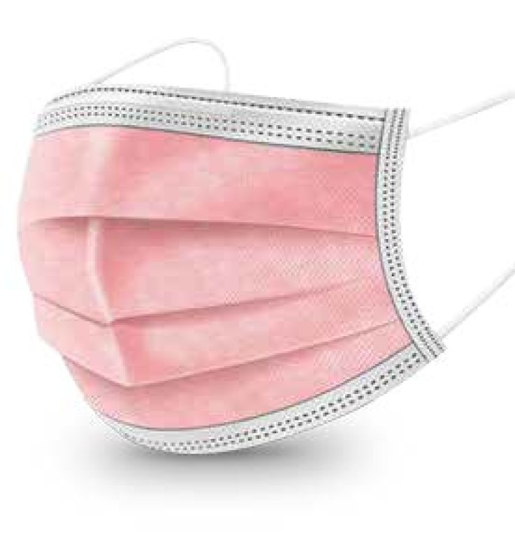 MASCHERINA CHIR ROSA 360 10PZ IT