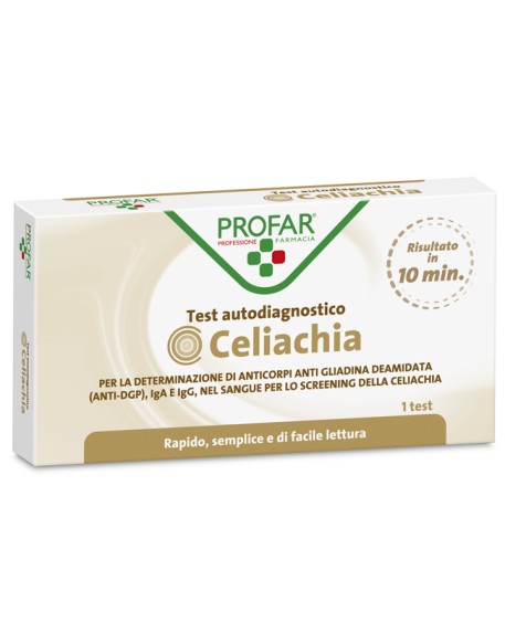 PROFAR TEST CELIACHIA TEST RAPIDO IMMUNOCROMATROGRAFICO A FLUSSO LATERALE 1 PEZZO