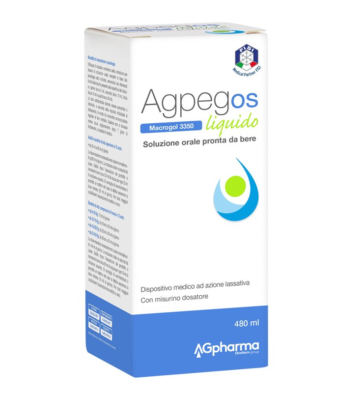 AGPEG OS MACROGOL 3350 LIQUIDO 480 ML