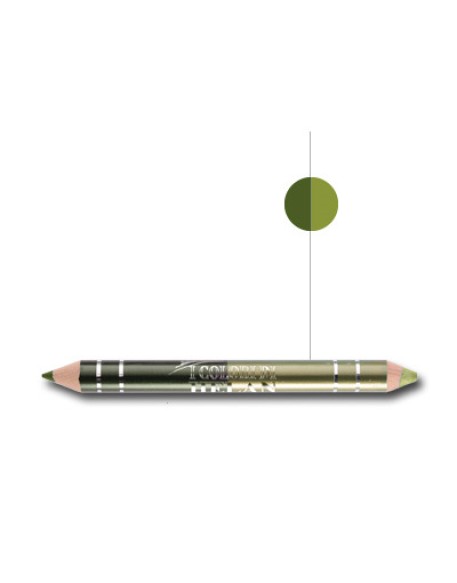 I COLORI DI HELAN BIO MATITA DUO OCCHI GIADA VERDE MUSCHIO I COLORI DI HELAN BIO MATITA DUO OCCHI GIADA VERDE MUSCHIO