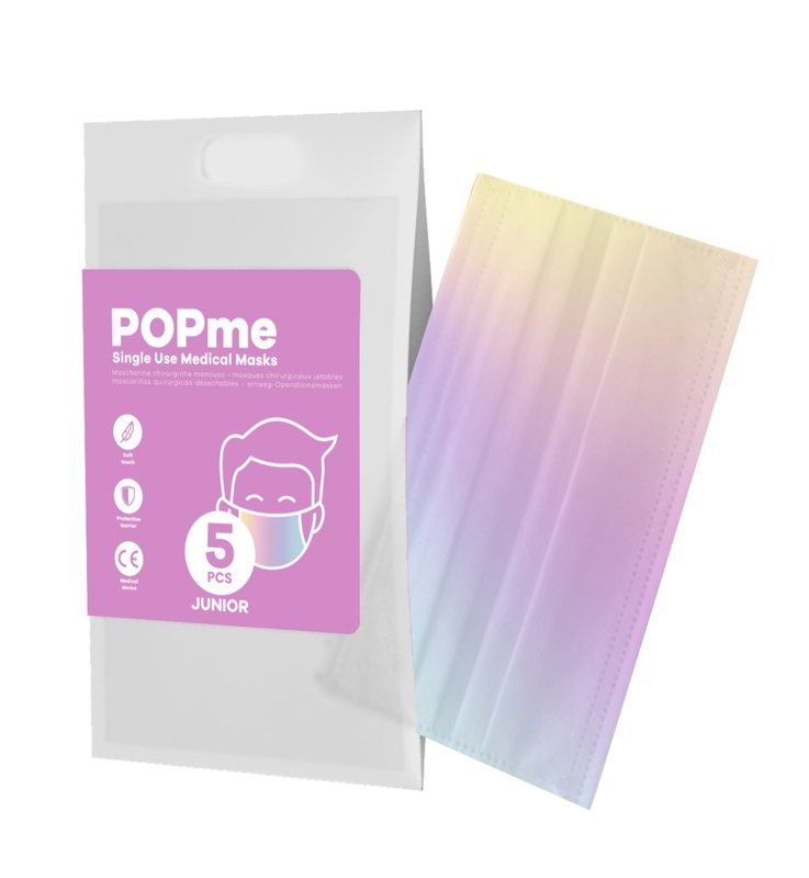 POPME MASK CHIR BABY RAINB 5PZ