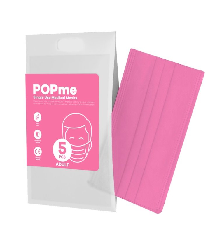 POPME MASK CHIR BUBBLEGUM 5PZ