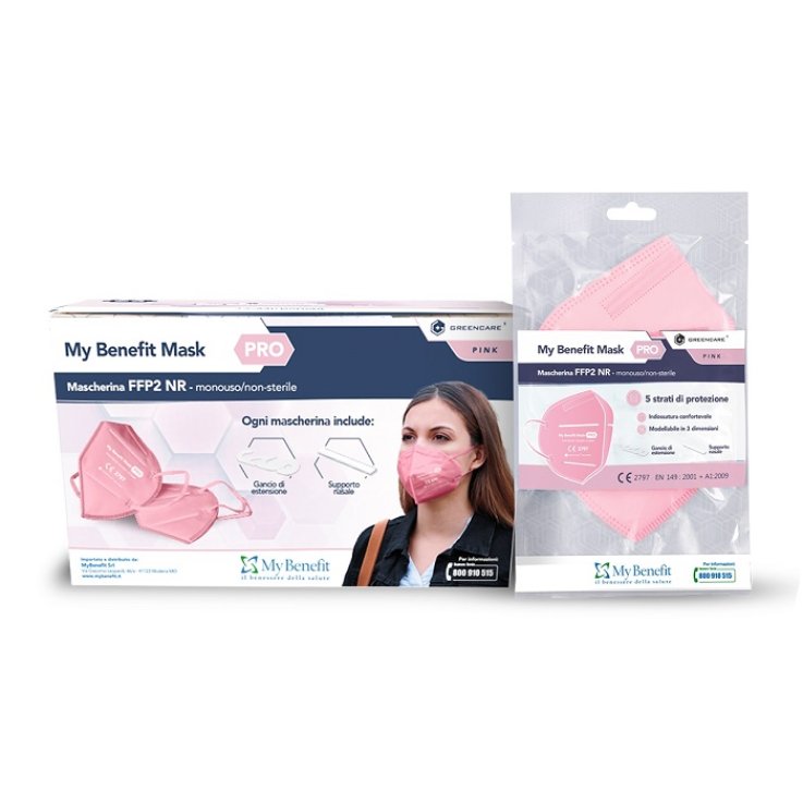 MY BENEFIT Mask FFP2 Rosa 1pz MY BENEFIT Mask FFP2 Rosa 1pz