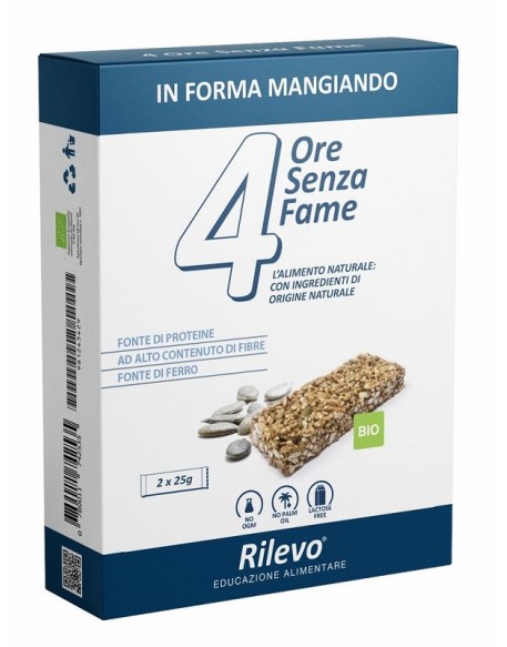 RILEVO 4ORE SENZA FAME BIO 2X25G RILEVO 4ORE SENZA FAME BIO 2X25G