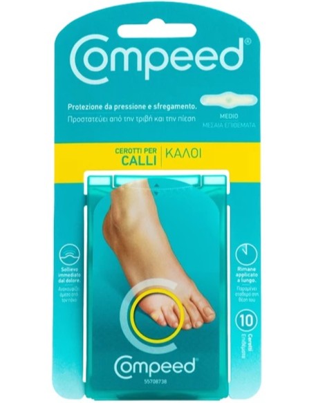 COMPEED CEROTTI PER CALLI MEDIO 10 PEZZI