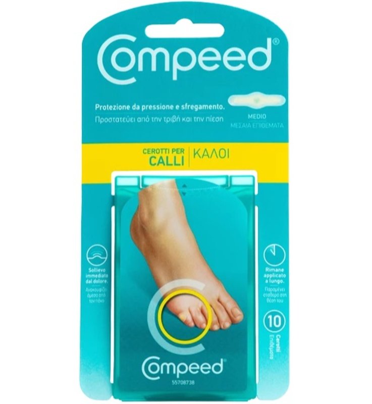 COMPEED CEROTTI PER CALLI MEDIO 10 PEZZI COMPEED CEROTTI PER CALLI MEDIO 10 PEZZI
