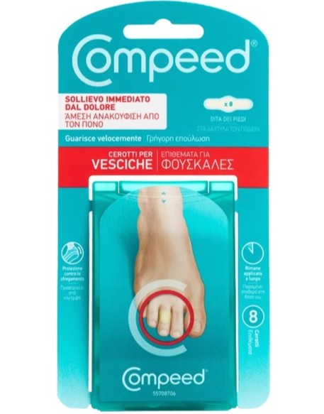 COMPEED CEROTTI PER VESCICHE DITA PIEDI 8 PEZZI