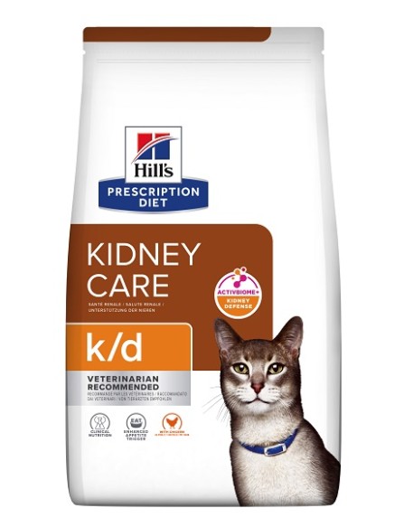 V PD FELINE KIDNEY K/D CHIC1,5KG