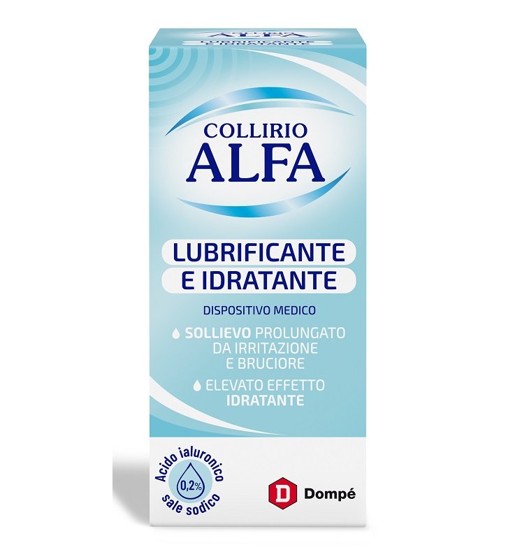 COLLIRIO ALFA LUBRIFICANTE/IDRATANTE 10 ML COLLIRIO ALFA LUBRIFICANTE/IDRATANTE 10 ML