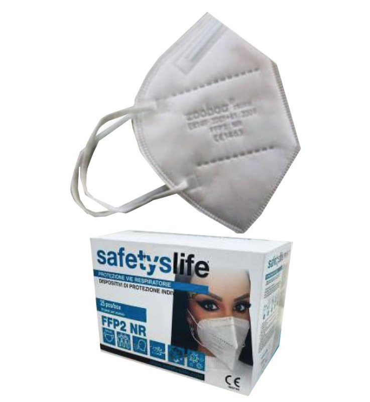 SEMIMASCHERA FILTRANTE FFP2 25 PEZZI