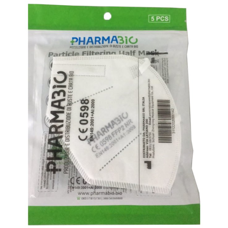 MASCHERINA FFP2 NR PHARMABIO BIANCA MASCHERINA FFP2 NR PHARMABIO BIANCA