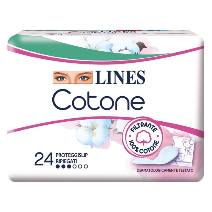 LINES COTONE BIO SALVASLIP RIPIEGATI 24 PEZZI LINES COTONE BIO SALVASLIP RIPIEGATI 24 PEZZI