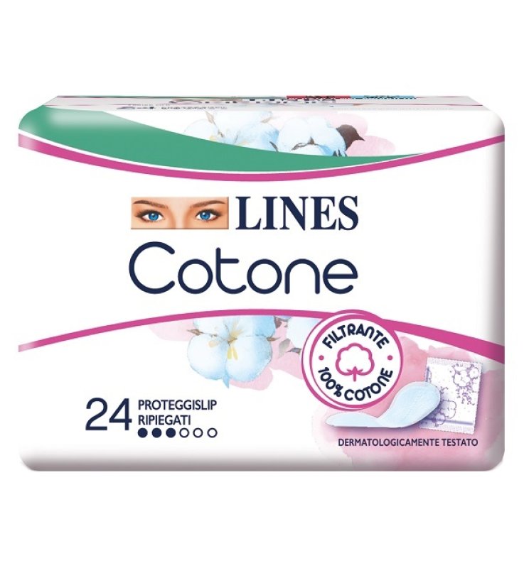 LINES COTONE BIO SALVASLIP RIPIEGATI 24 PEZZI