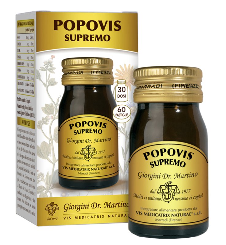 POPOVIS SUPREMO 60 PASTIGLIE POPOVIS SUPREMO 60 PASTIGLIE
