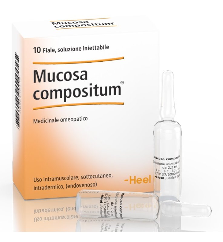 HEEL MUCOSA COMPOSITUM 10 FIALE DA 2,2 ML L'UNA