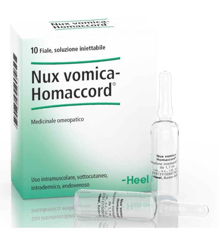 HEEL NUX VOMICA HOMACCORD 10 FIALE