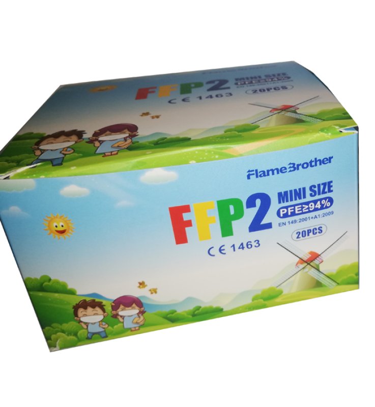 FLAME BROTHER MASCHERINA FFP2 MINI SIZE MODEL FB01 20 PEZZI