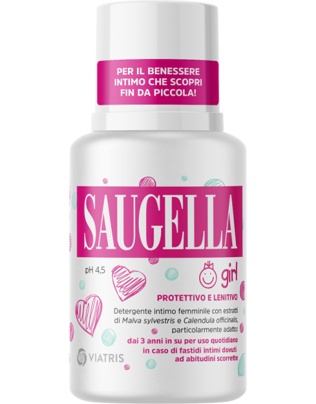 SAUGELLA GIRL PROTETTIVO E LENITIVO DETERGENTE INTIMO 100 ML