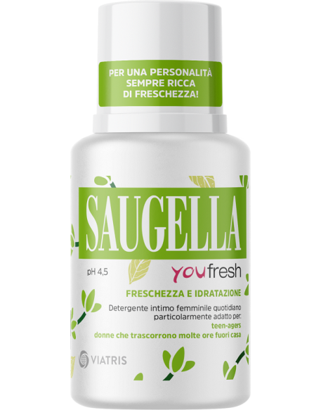 SAUGELLA YOU FRESH PH 4,5 FRESCHEZZA E IDRATAZIONE DETERGENTE INTIMO 100 ML