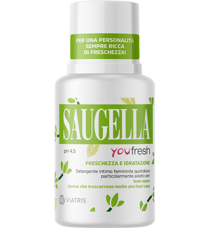 SAUGELLA YOU FRESH PH 4,5 FRESCHEZZA E IDRATAZIONE DETERGENTE INTIMO 100 ML SAUGELLA YOU FRESH PH 4,5 FRESCHEZZA E IDRATAZIONE DETERGENTE INTIMO 100 ML
