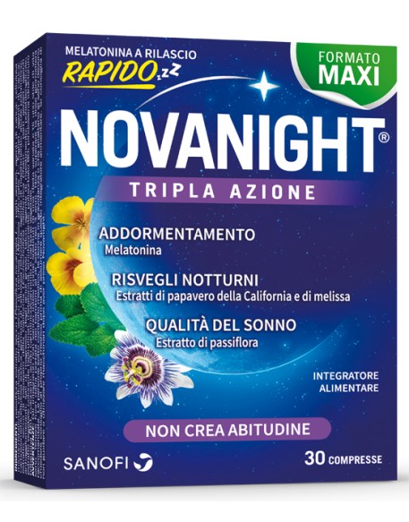 NOVANIGHT 30 COMPRESSE RILASCIO RAPIDO